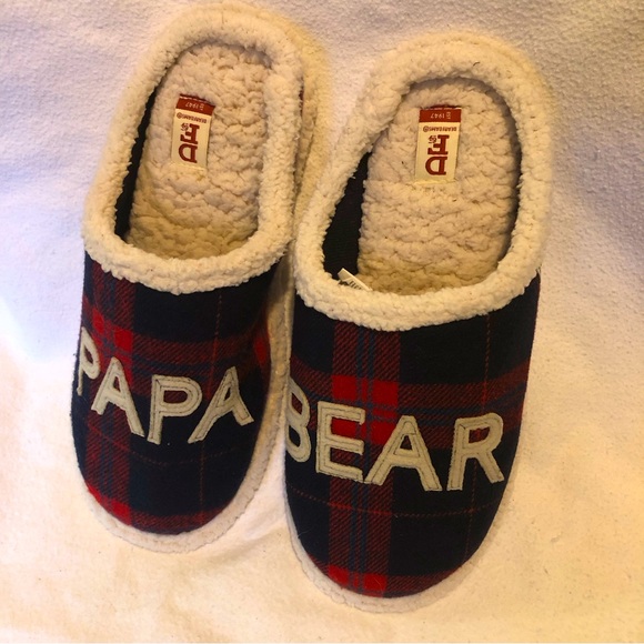 Dearforms Men’s Papa Bear Slippers. Size 9-10 - Picture 2 of 9